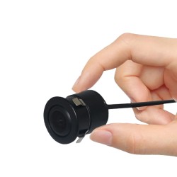 IDCAM120HDAV Caméra ronde HD à clipser avec connectique RCA et angle de vue de 120°
