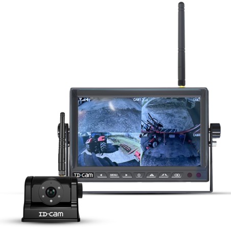 Kit sans fil HD - écran 9" + caméra magnétique sur batterie