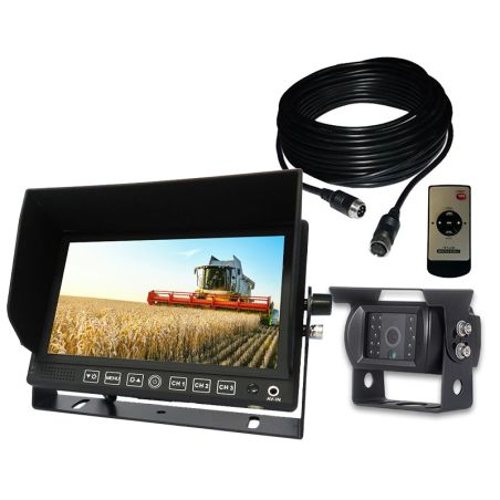Kit moniteur caméra de recul 7" résolution HD touches sensitives