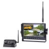 Moniteur 7" Quad Sans Fil pour caméra de recul avec caméra magnétique et autonome