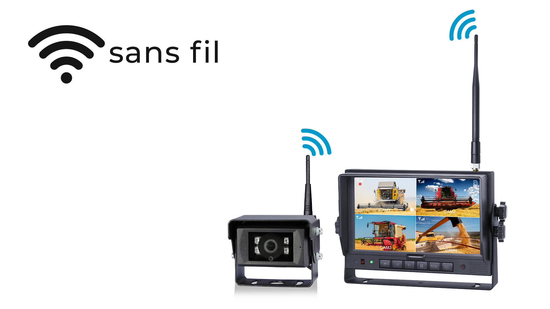 Kit sans fil 7 pouces avec caméra IDCAM130HDSF