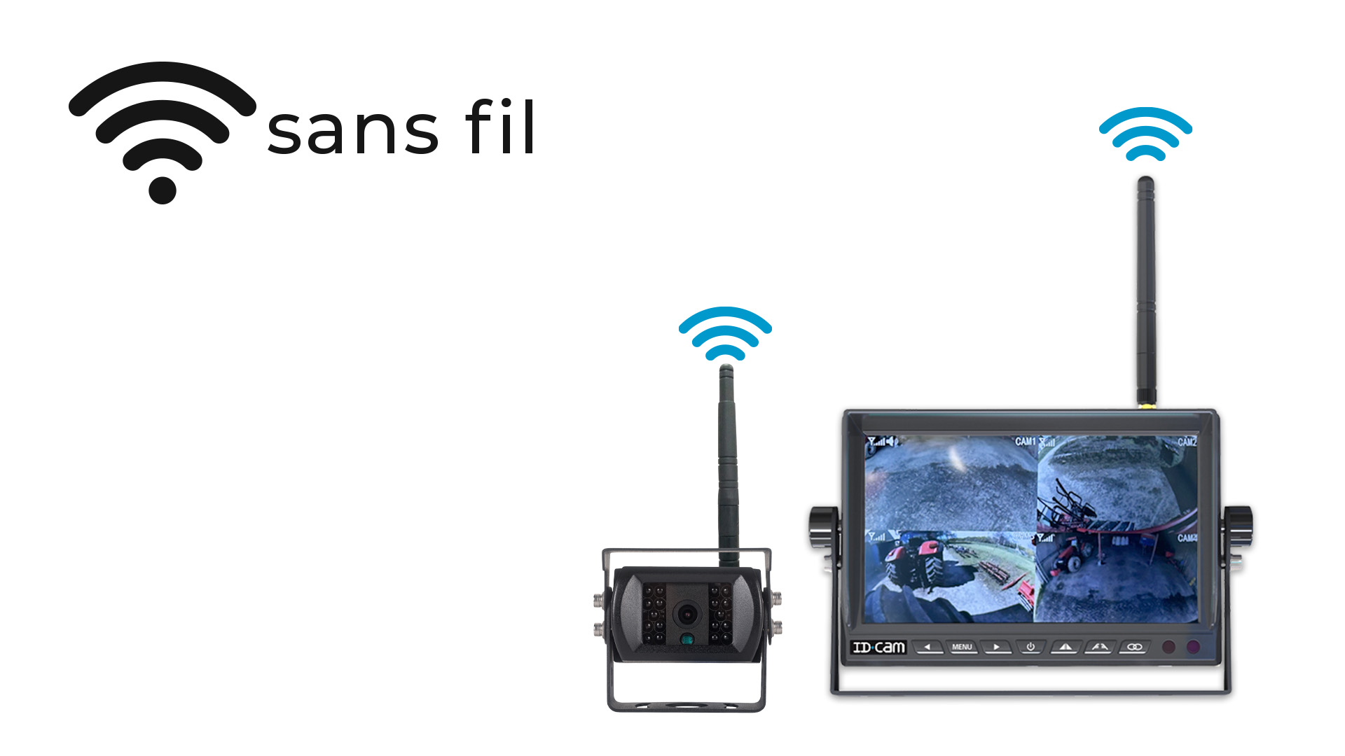 Kit sans fil 7 pouces avec caméra IDCAM115HDESF