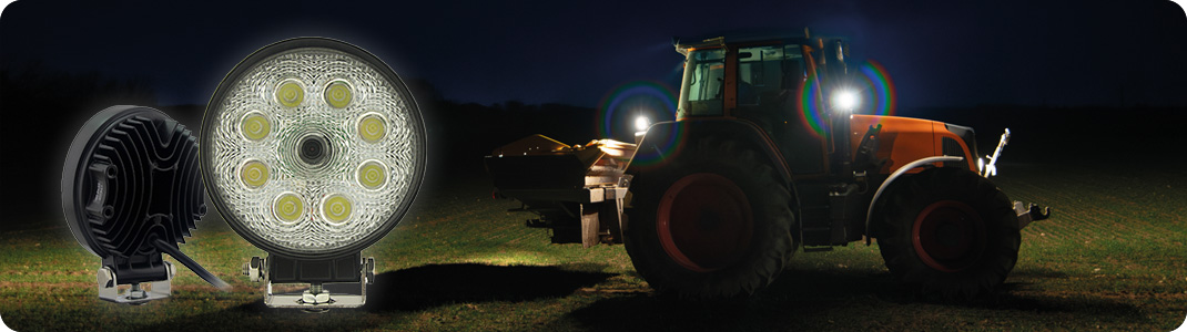 Phare de travail avec caméra HD intégrée IDCAM140HDP