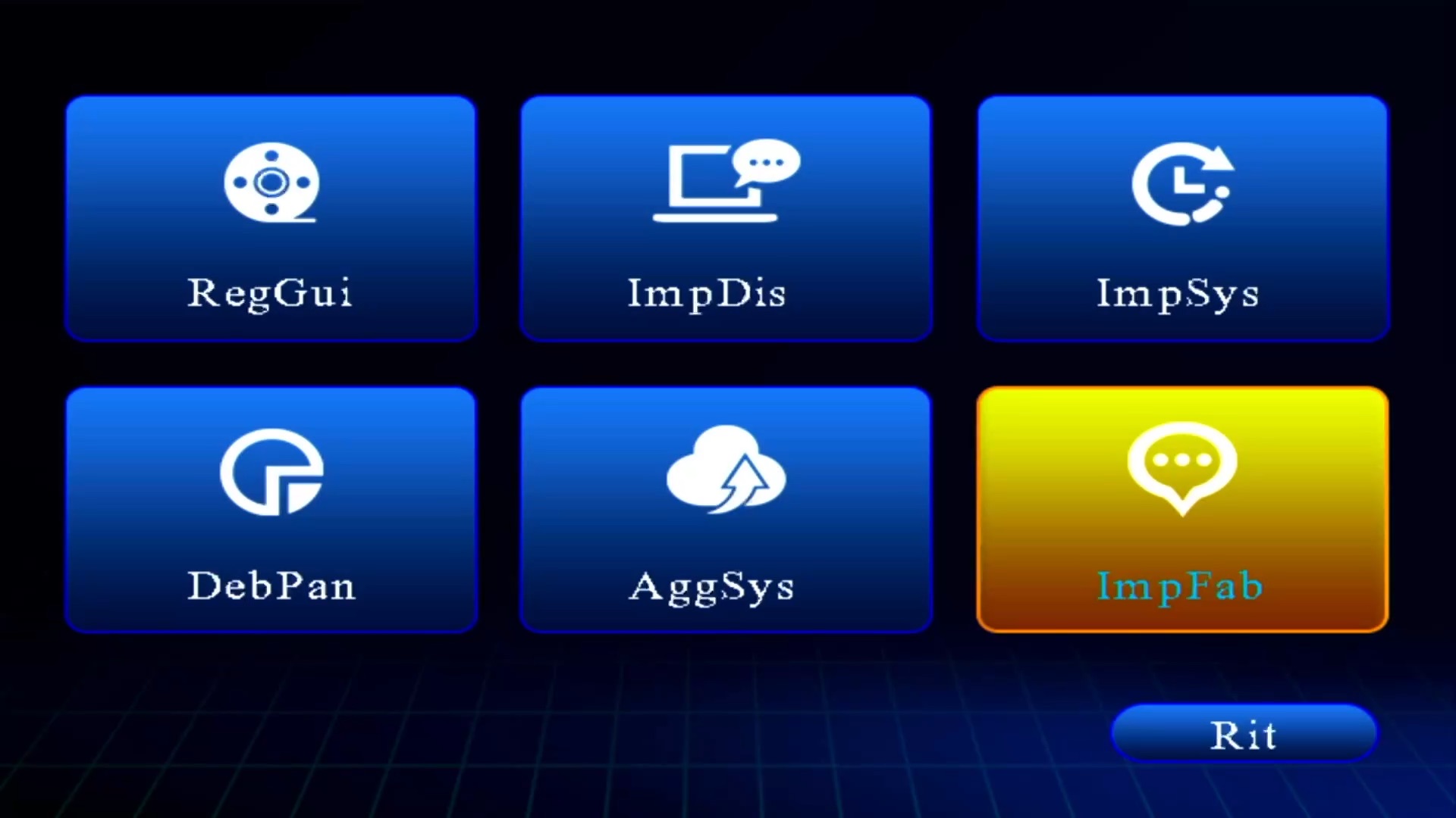Menu principale kit 360 ID.Cam