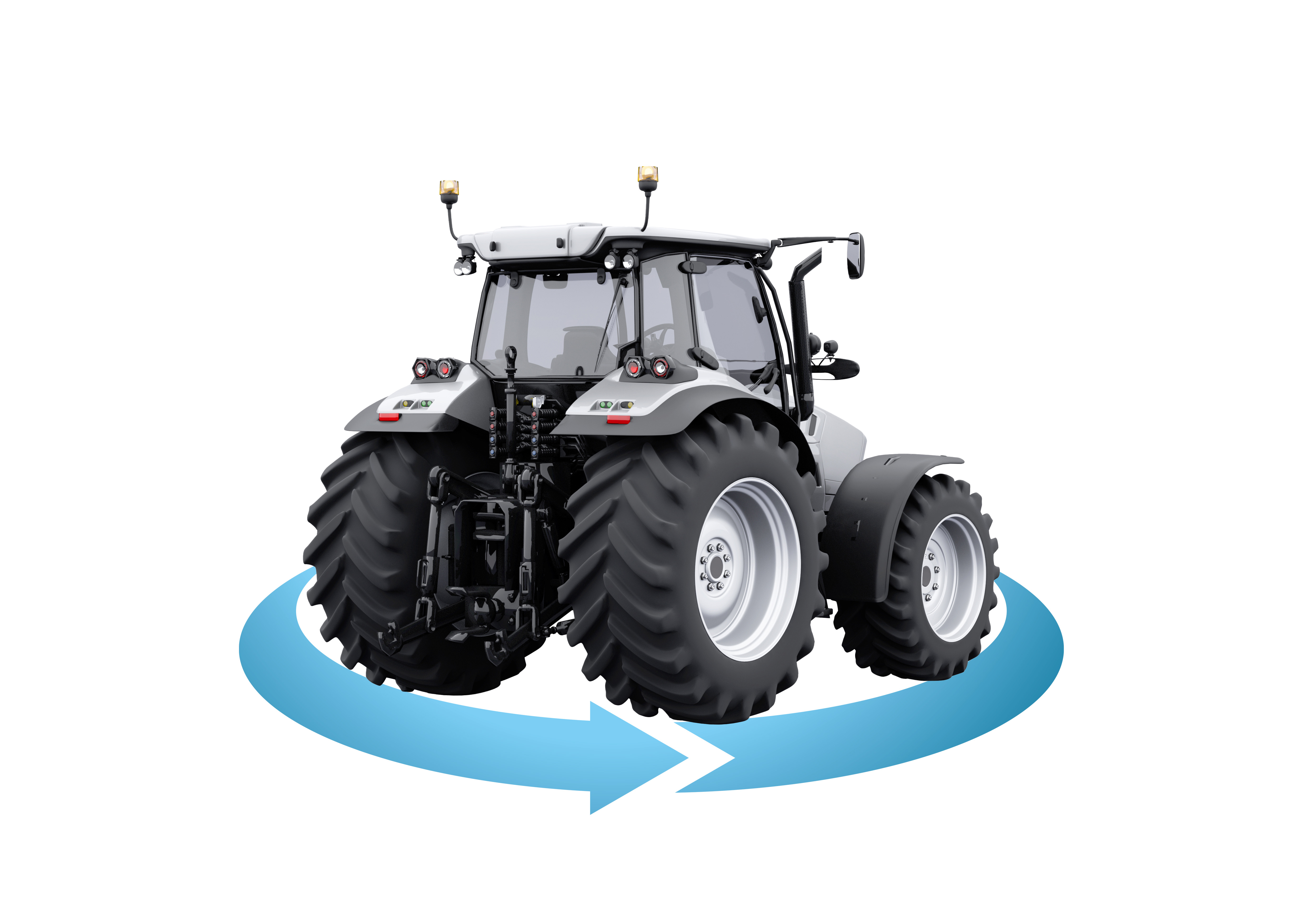 Une vision à 360° tout autour de votre véhicule agricole, tracteur, moissonneuse-batteuse, moissonneuse