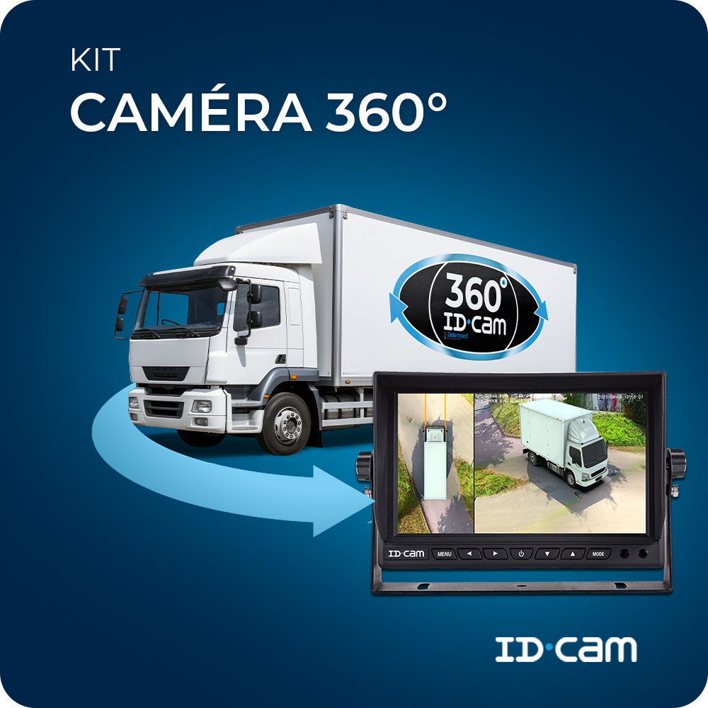 Kit 360° caméra pour camion, camping-car, tracteur, moissonneuse, bus…