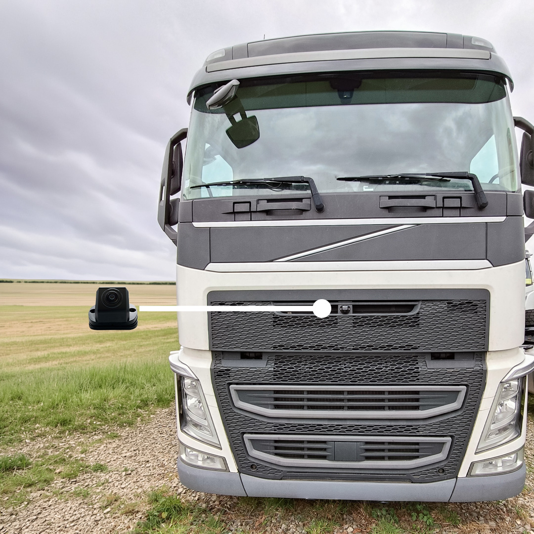 Caméra 360° avant sur camion