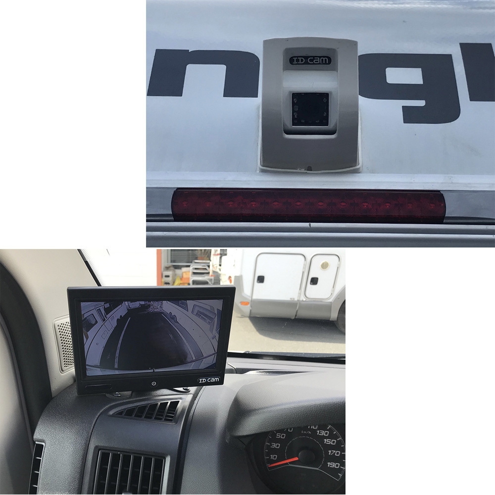 Caméra de recul filaire camping-car