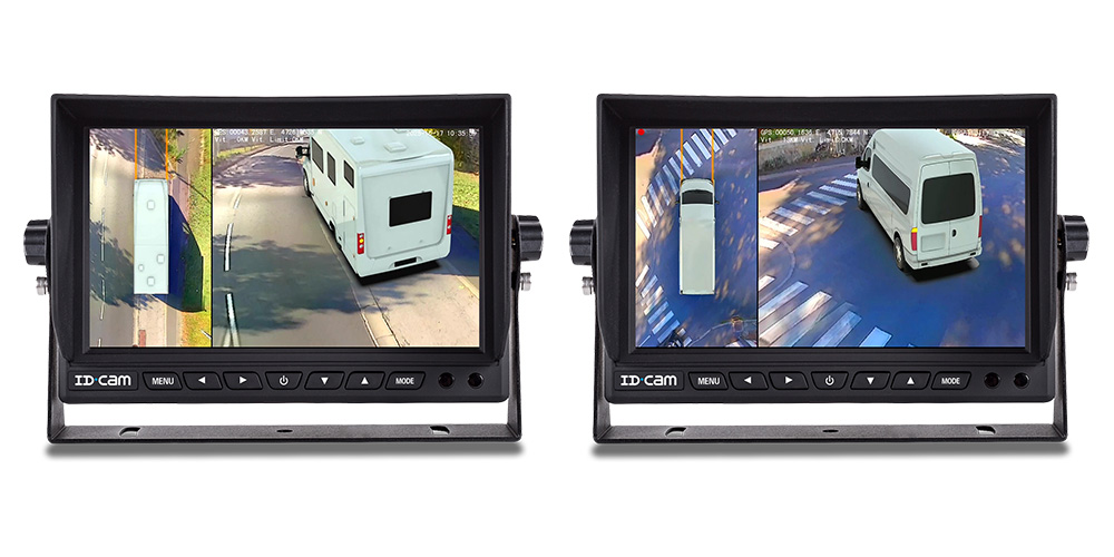 Kit 360° sur camion, camping-car, fourgon, utilitaire, tracteur, moissonneuse, bus…