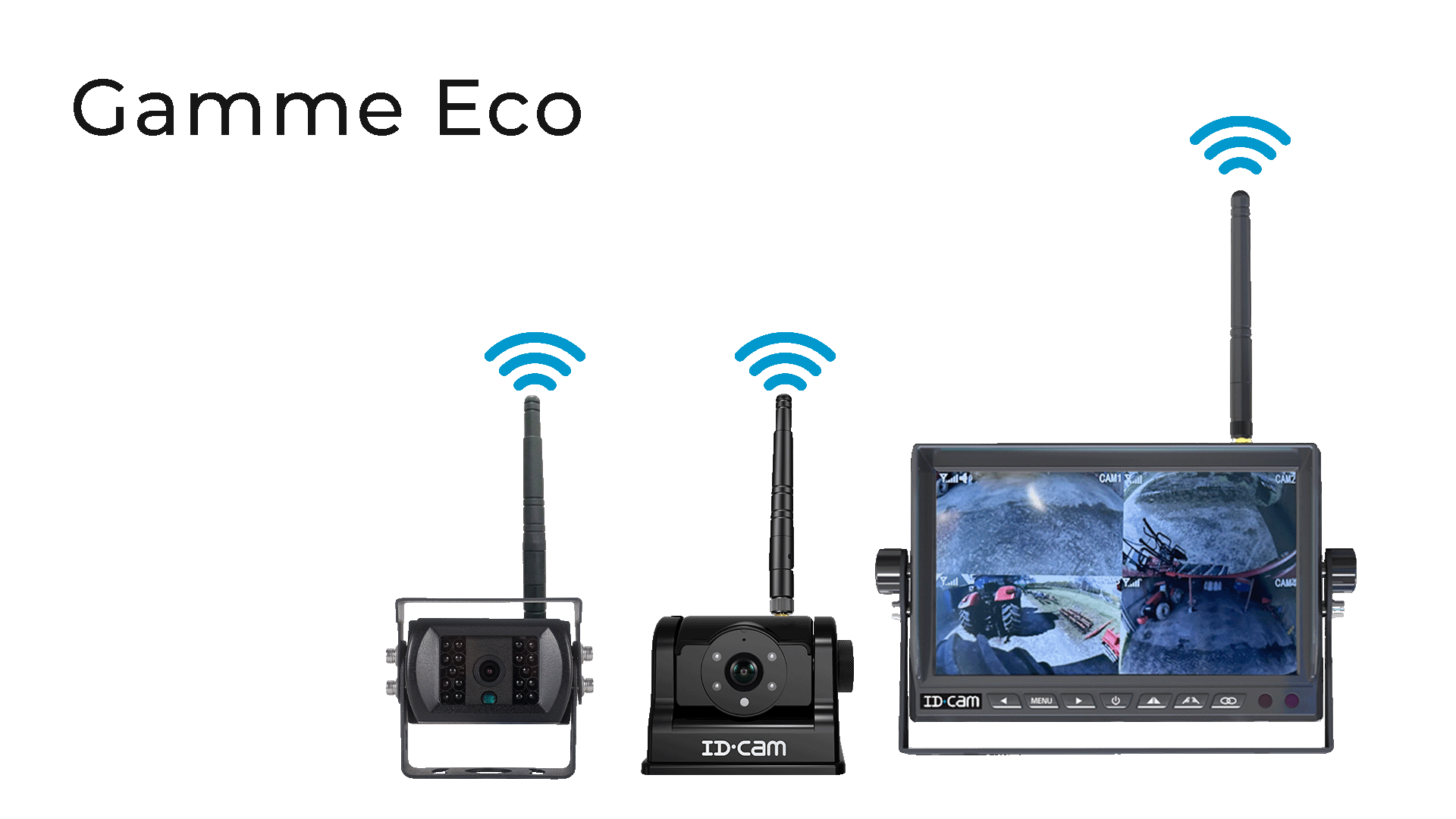 Gamme sans fil pro vs gamme sans fil eco ID.Cam kit sans fil caméra de recul