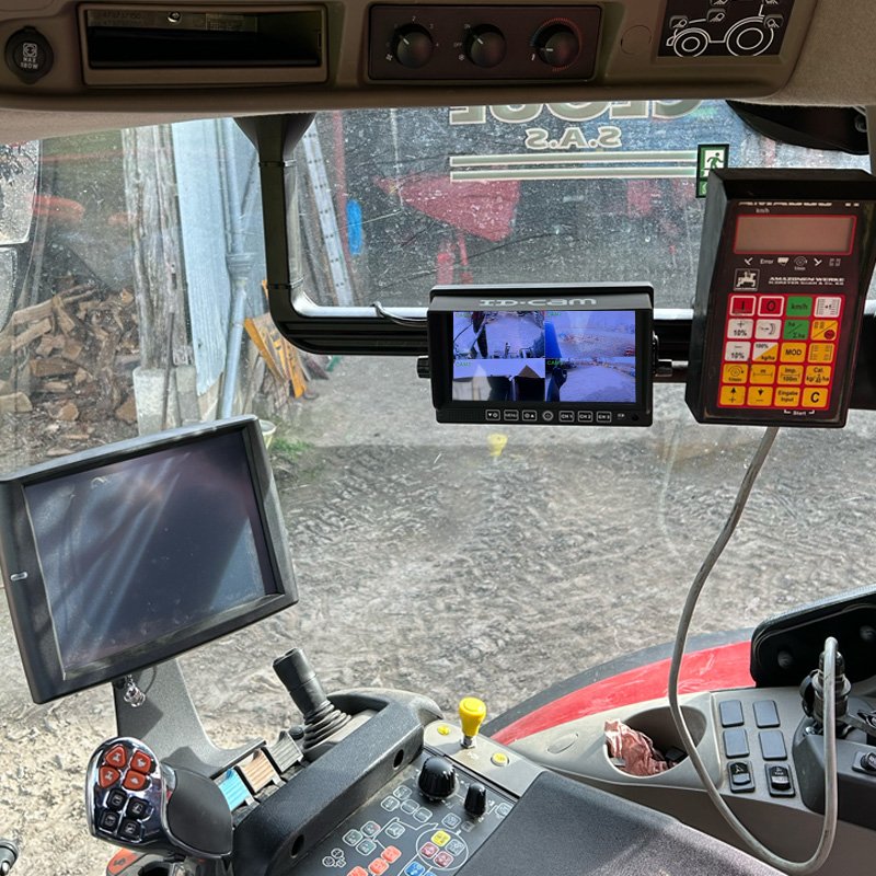 Installation moniteur caméra de recul ID.CAM sur tracteur