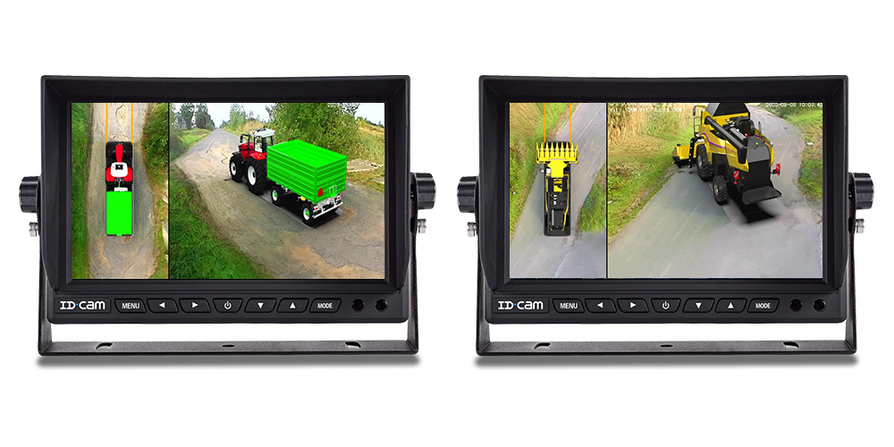 Kit 360° sur camion, camping-car, fourgon, utilitaire, tracteur, moissonneuse, bus…