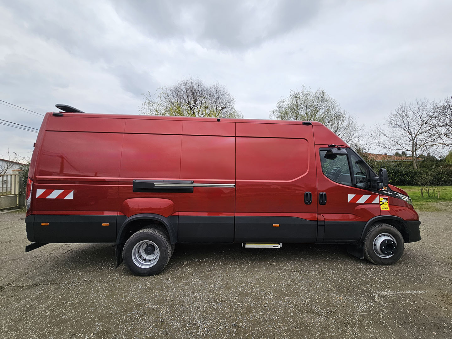 Intégration des caméras latérales du kit 360° sur un utilitaire