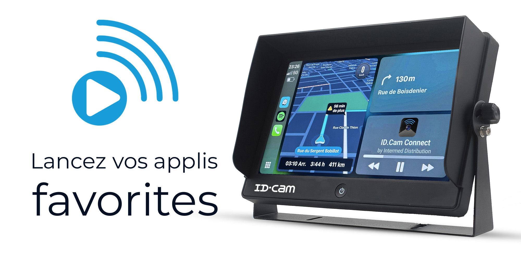 Lancez vos applications favorites sur le ID.Cam Connect