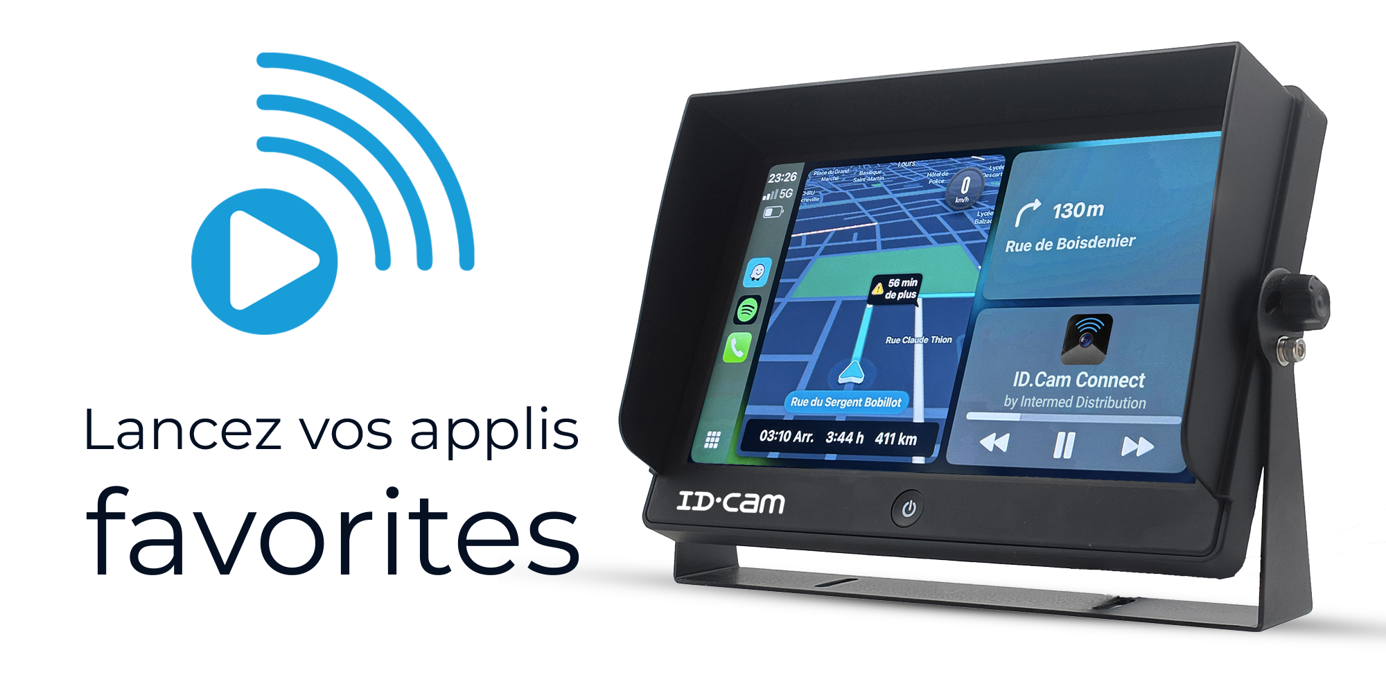 Lancez vos applications favorites sur le ID.Cam Connect