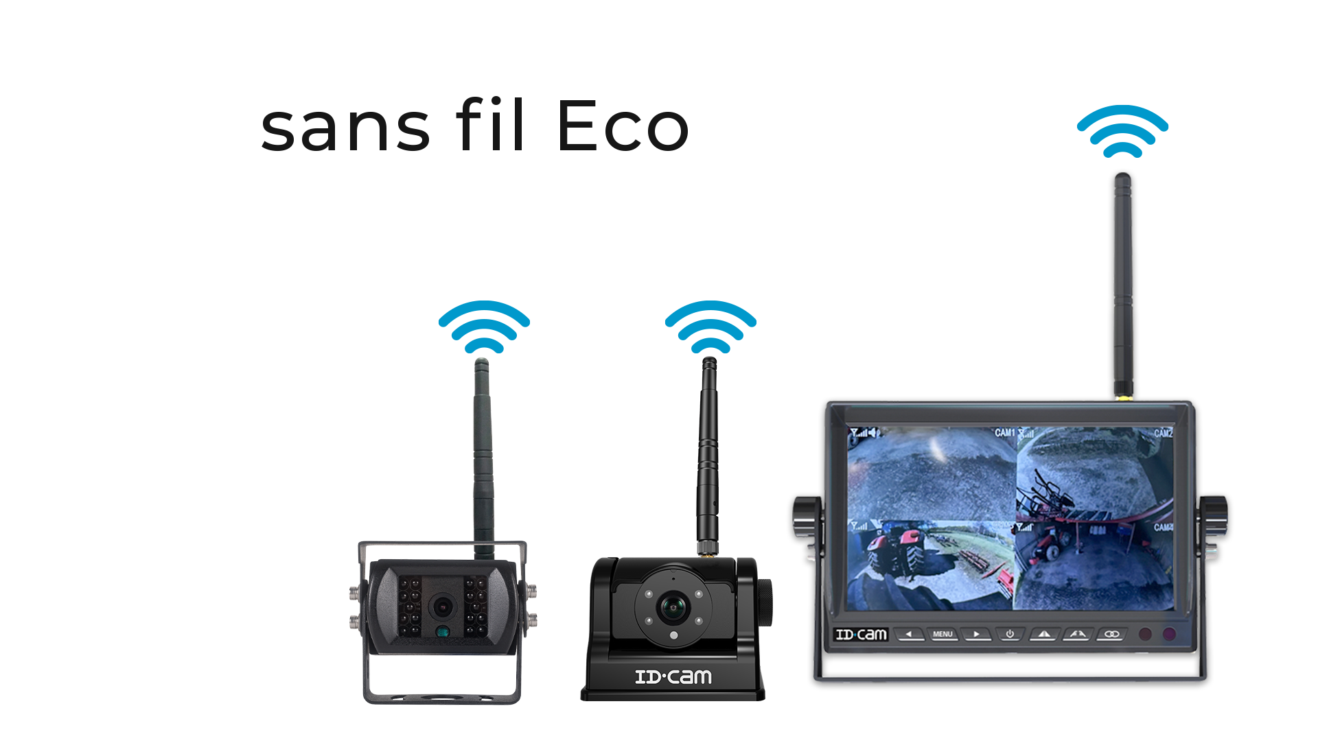Gamme sans fil pro vs gamme sans fil eco ID.Cam kit sans fil caméra de recul